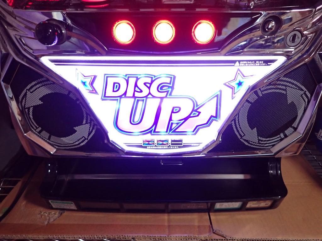 パチスロ　ディスクアップ 実機　5.9号機　5号機　ホワイトパネル