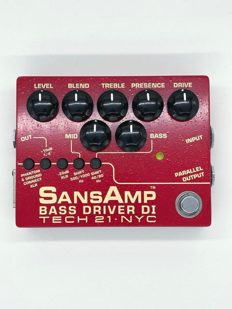 SansAmp BASS D DI 未使用　限定色　赤