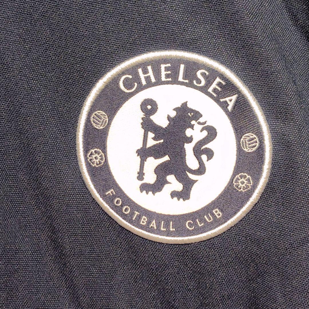 adidas 2XLサイズ チェルシーロゴ入りジャケット ネイビー色 US古着