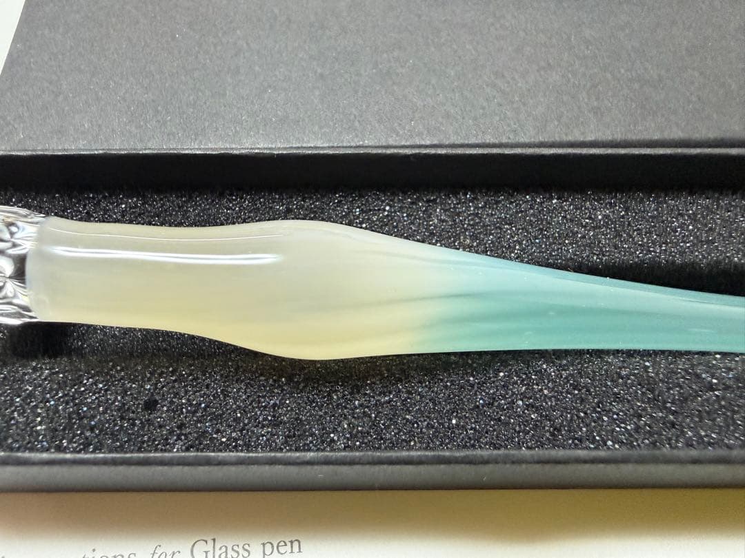 aun◆ガラスペン　灯すティール　M