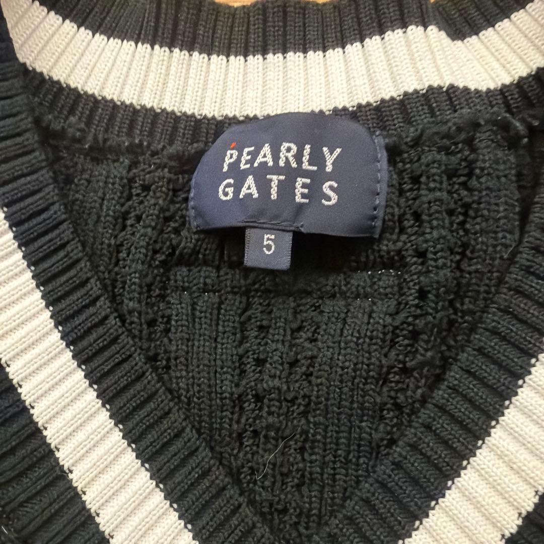PEARLY GATES メンズベスト サイズ5 ブラック