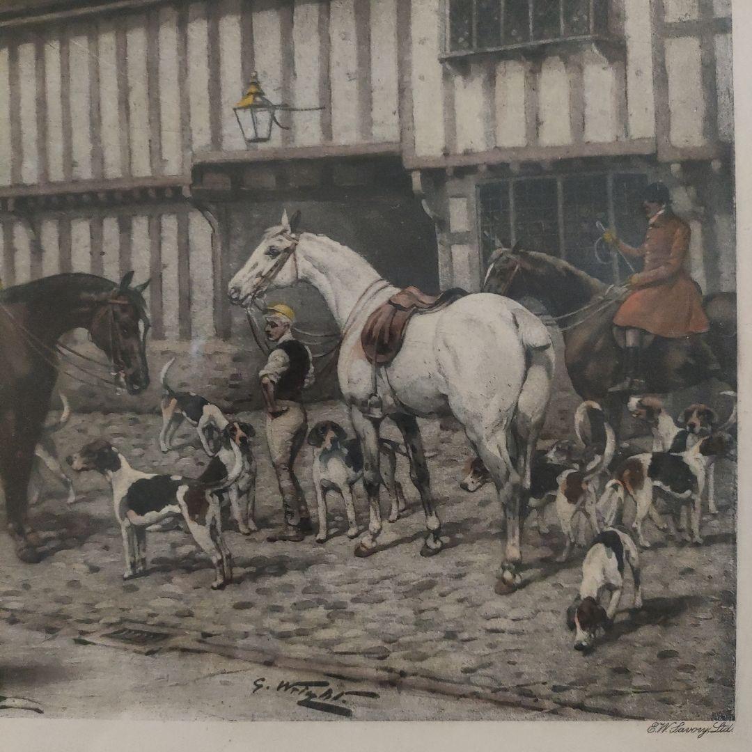 e Wrightジョージライト銅版画『The Shoesでの出会い 』