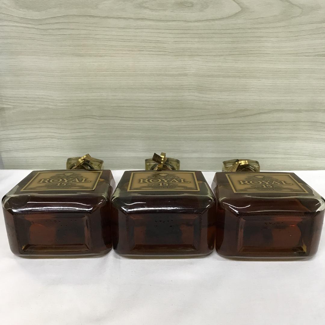 3本セット サントリー ウイスキー ローヤル 15年 750ml