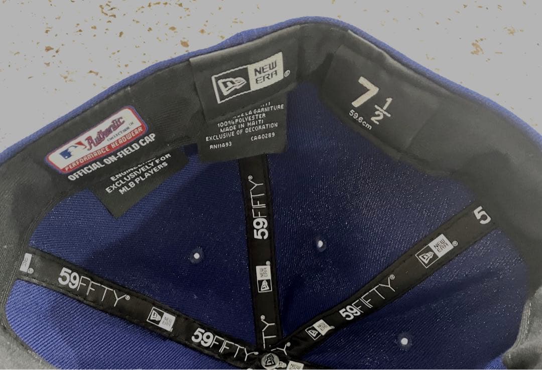 大谷翔平17 刺繍入りドジャースオーセンティックキャップ‼️サイズ7 1/2新品