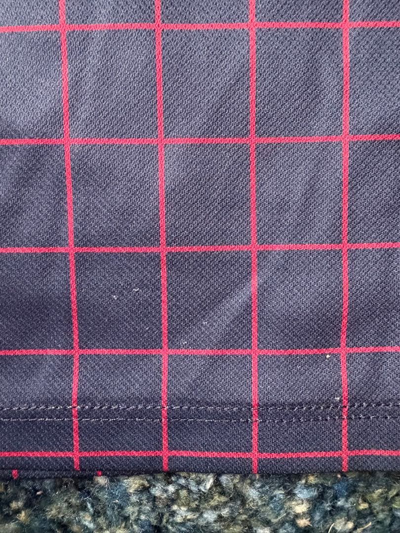 FILA チェック柄 ポロシャツとショートパンツ XL