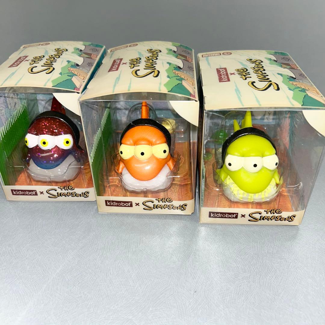 3体セット　ザ・シンプソンズ　ニギリ　ブリンキー　キッドロボット　フィギュア