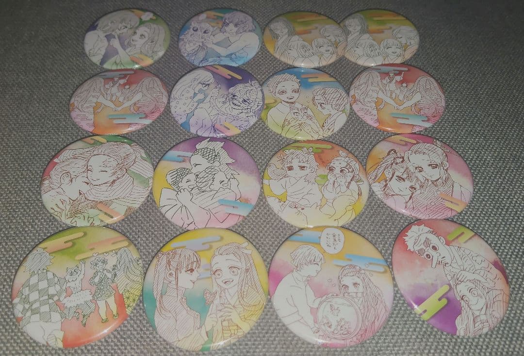 鬼滅の刃 原画展 コレクション缶バッジ プチ　 　まとめ売り