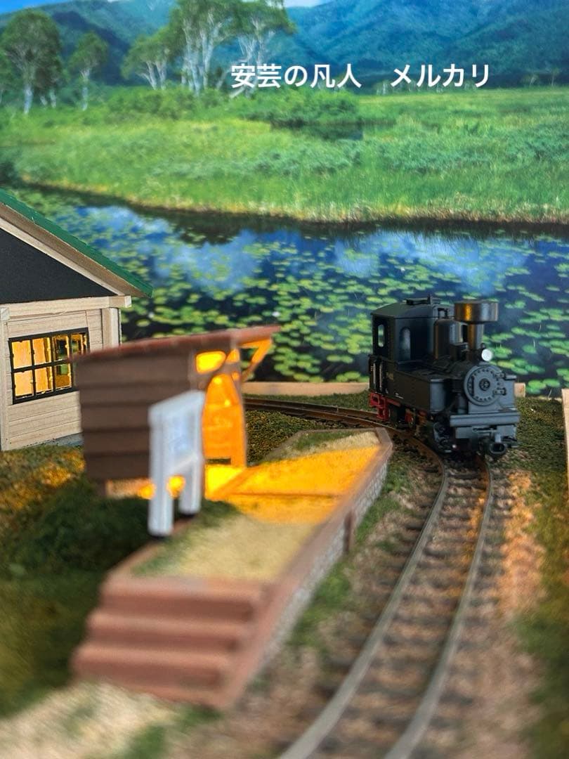 AYAHOナローレイアウト7 湖畔の風景アクリルケース付き