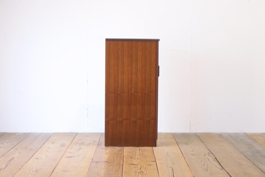 ヴィンテージ レコードラック キャビネット ケース 収納 木製 メラミン化粧板