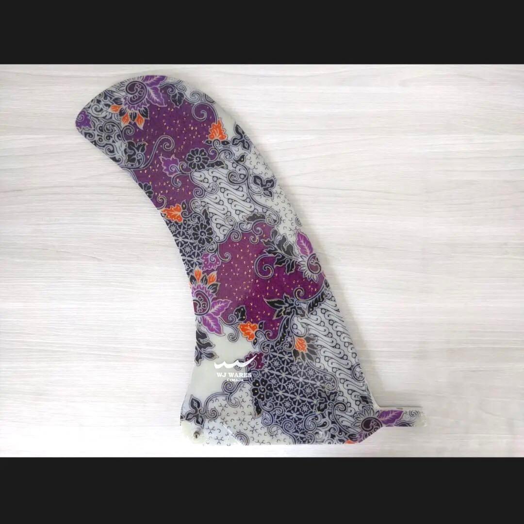 シングルフィン 9.0 インチ バティックフィン