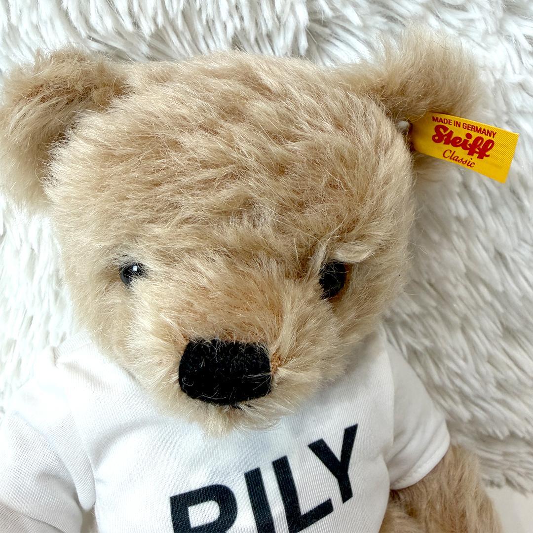 入手困難 シュタイフ Steiff RILY 今市隆二 コラボ テディベア 白T
