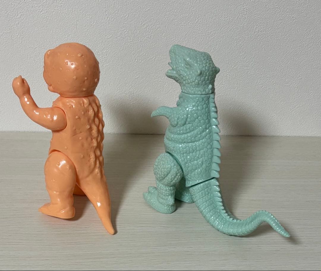 ミニラ•ゴロザウルス　ミドルサイズ17cm マルサン 福袋　ゴジラ