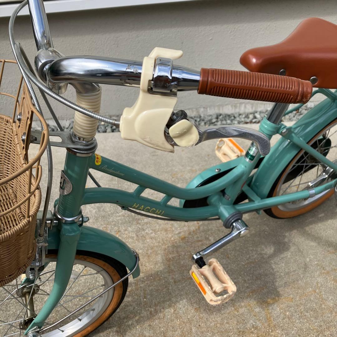 ブリヂストン ハッチ HACCHI 16インチ 子供用自転車 ミントグリーン