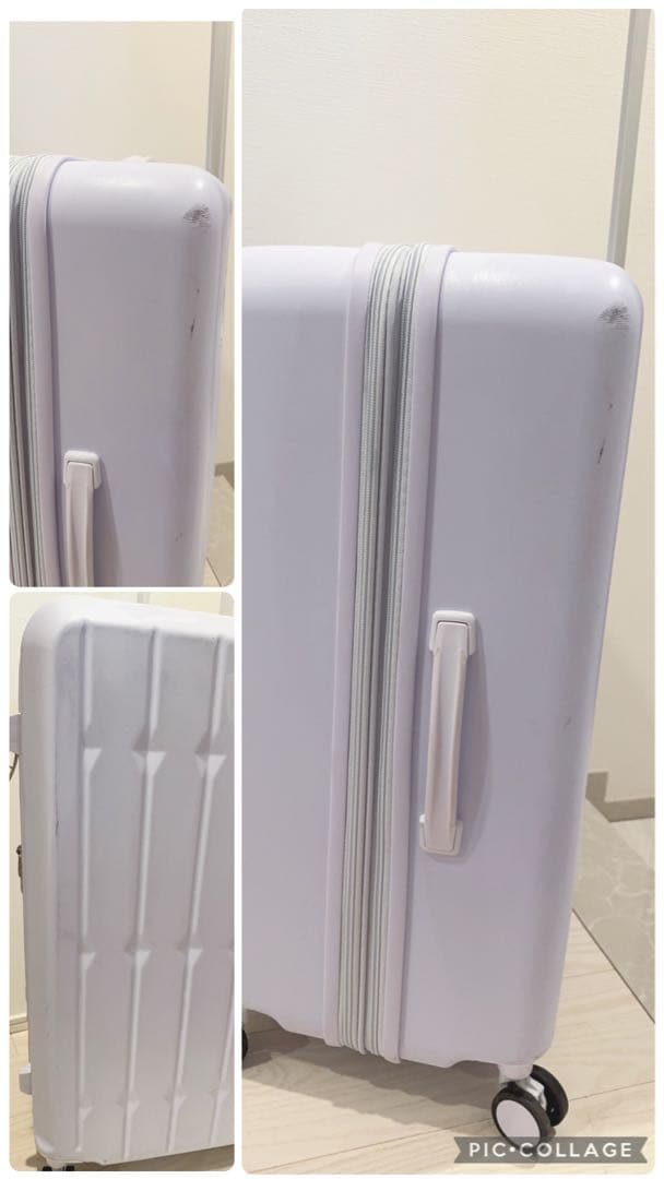 スーツケース　２つ売り　パステルラベンダー色