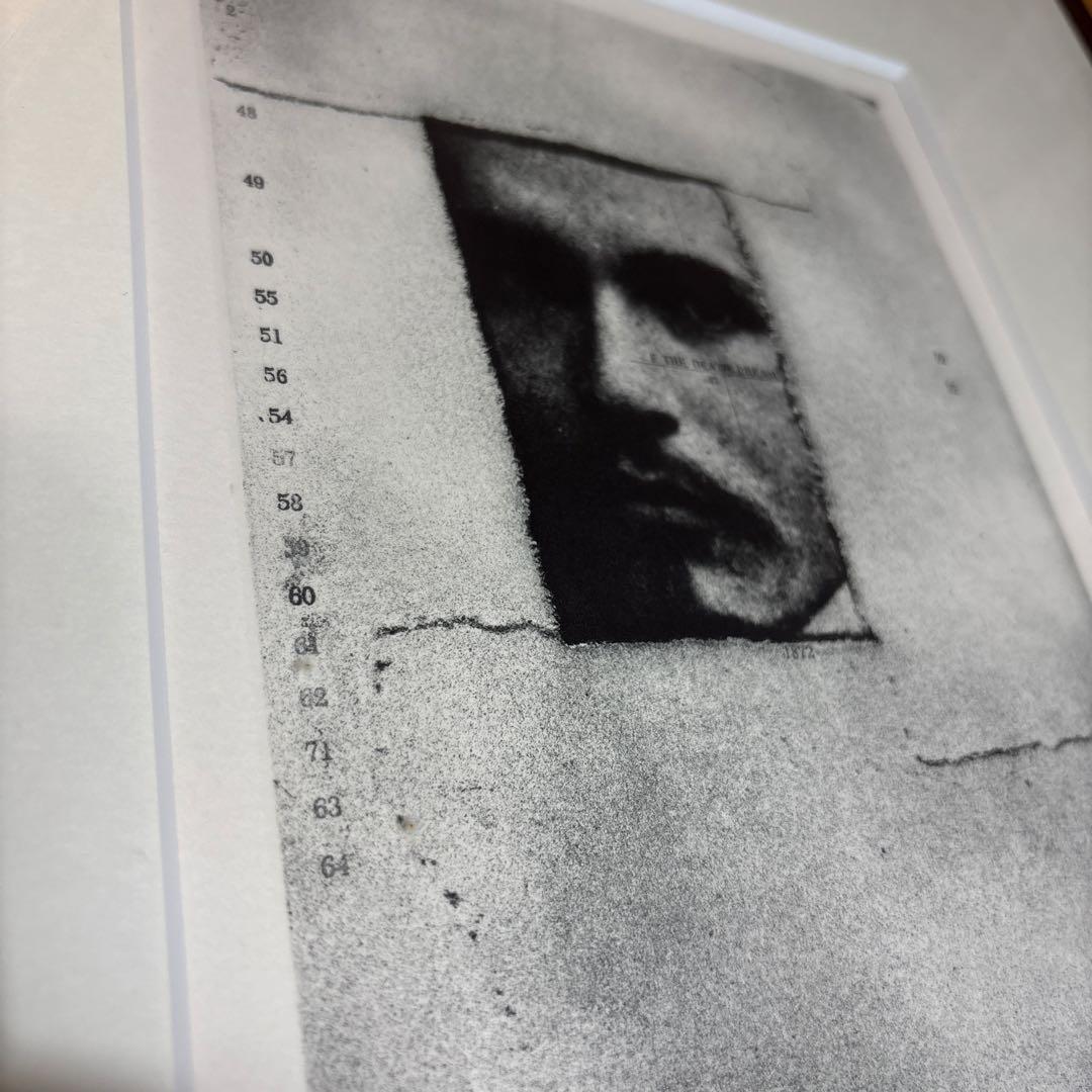 北川健次「肖像・顔」銅版画　1989年　エディション22/50 池田美術