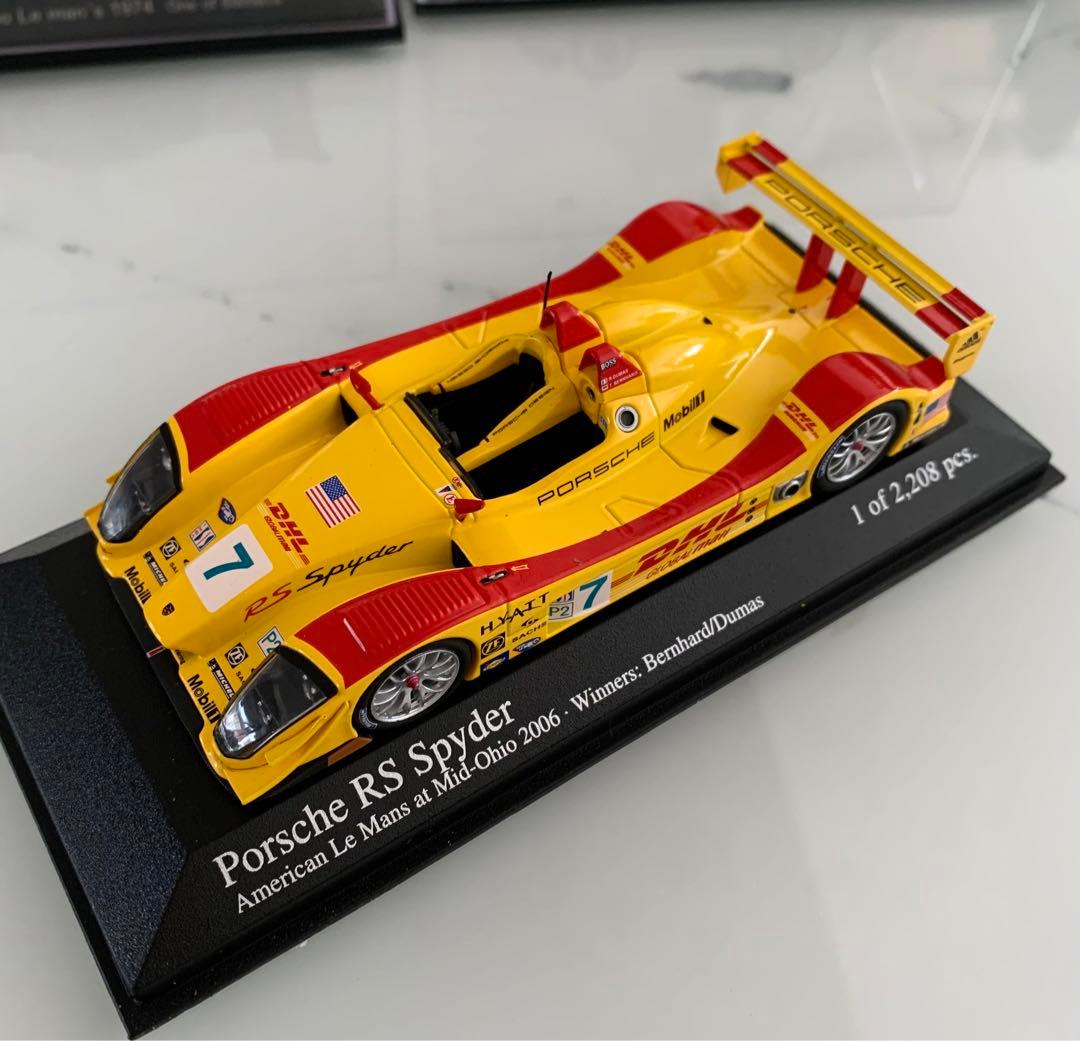 Porsche 4台　RS Spyder 911 Coupe GT1 など