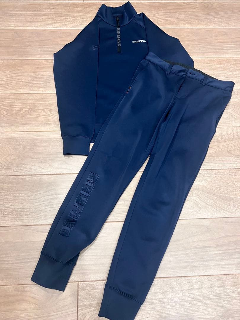 ネイビー 3Dロゴ　上下セット　ブリーフィング　M