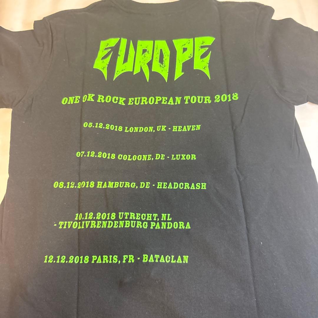 【国内入手不可】ONE OK ROCK ヨーロッパツアー2018限定Tシャツ M