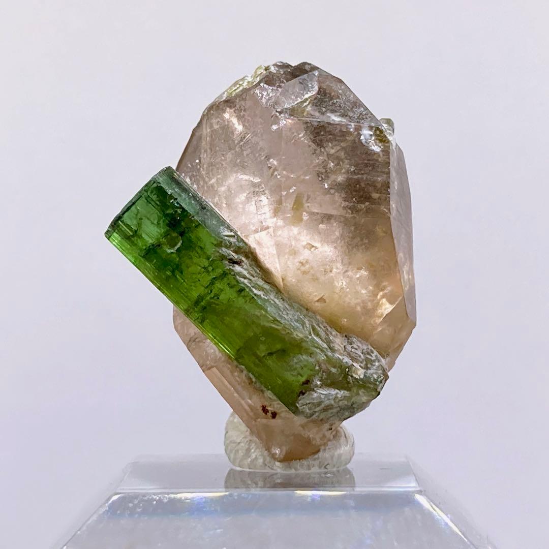 G*G様 トルマリン&スモーキークォーツ　原石　鉱物標本　天然石　703