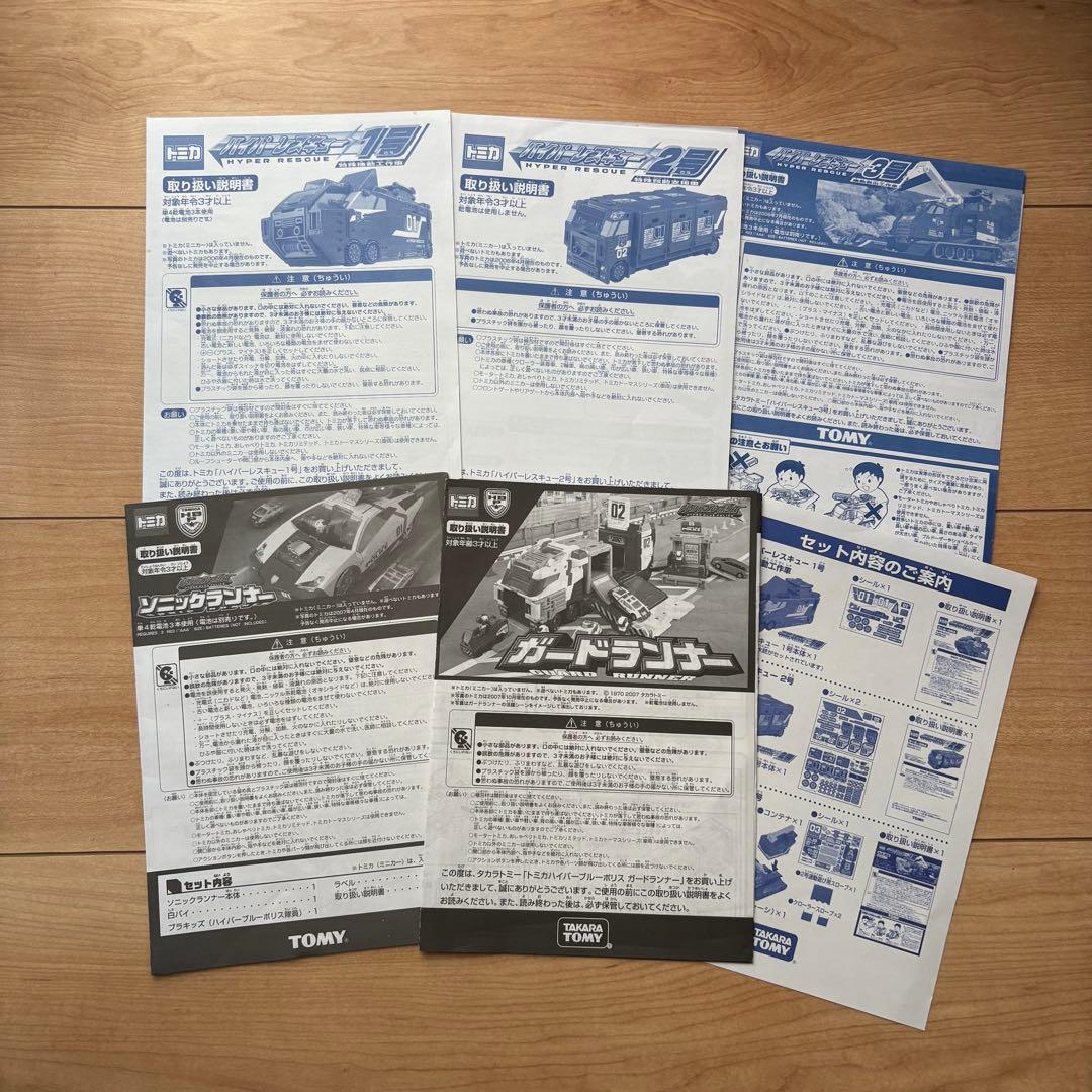 トミカ ハイパーレスキュー ハイパーブルーポリス レスキューショベル 人形セット