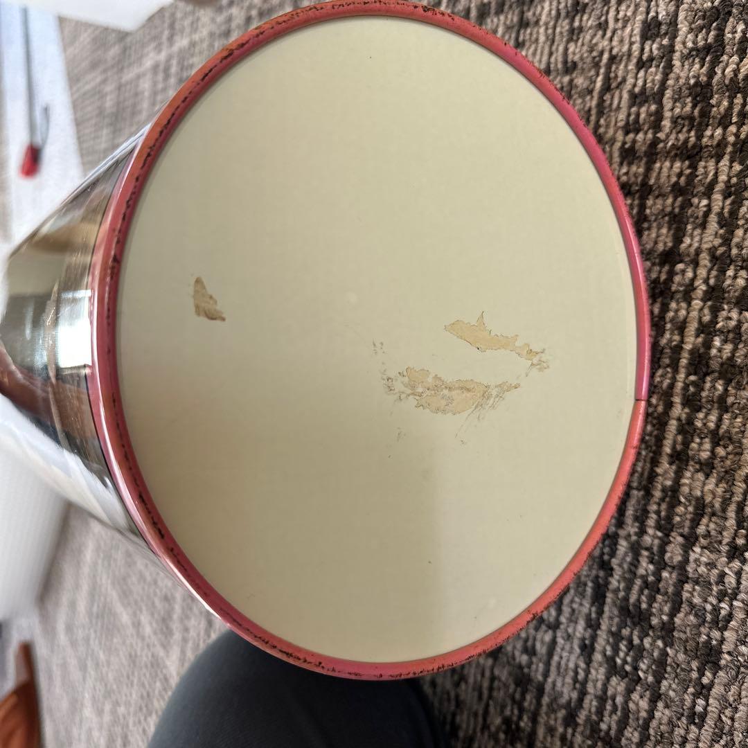 レア！昭和レトロ　なめねこ　ゴミ箱　ブリキ缶