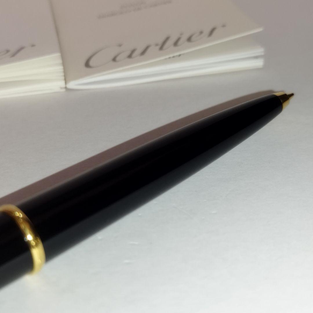 【美品】ディアボロ ドゥ カルティエ シャープペンシル 黒×ゴールド