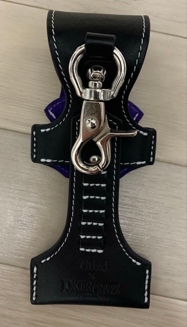 ジョーカードライバー×サード クリスタルワンホルダー ブラック×パープル