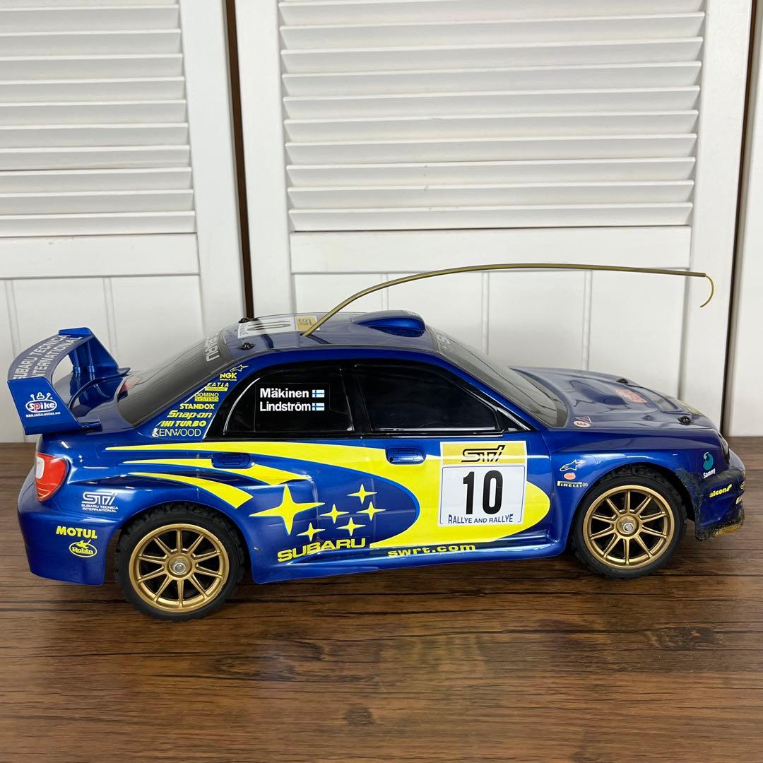 【匿名発送】SUBARU WRX STi ラジコンカー 1/10 動作品