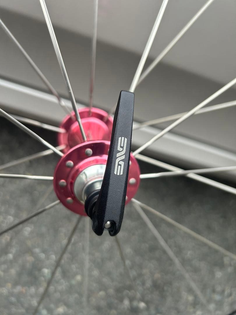 美品転倒無しENVE ChrisKing R45 カーボンホイール