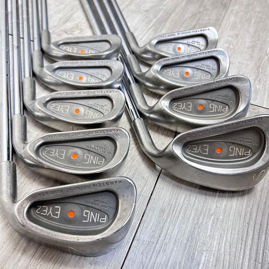 【メンズ右】ピン EYE2 アイアンセット 3-9 W.SW 9本