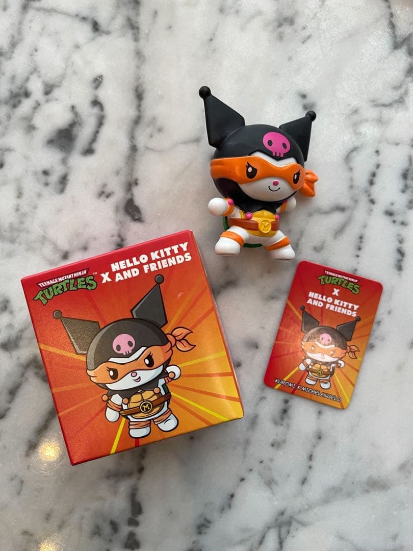サンリオ×ミュータントタートルズ　ハッピーミールトイ　4つセット