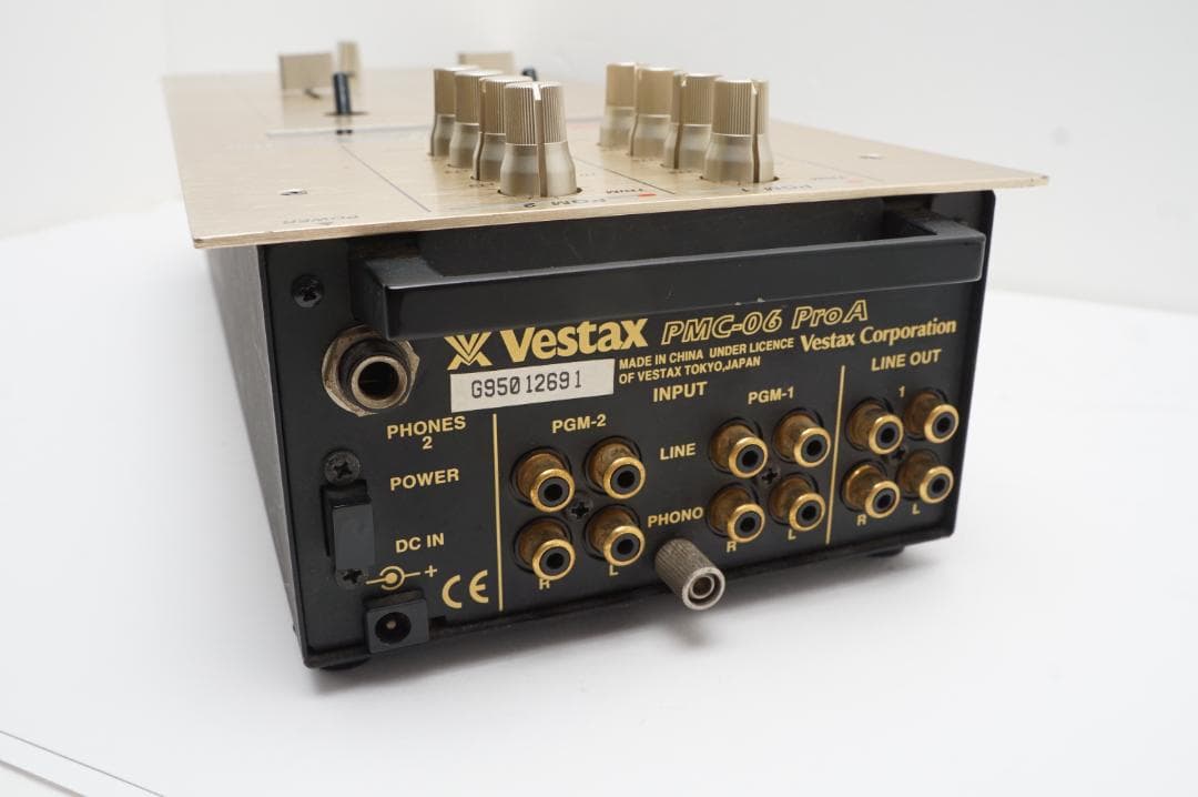 動作品 Vestax PMC-06 PRO A ベスタクス　DJミキサー