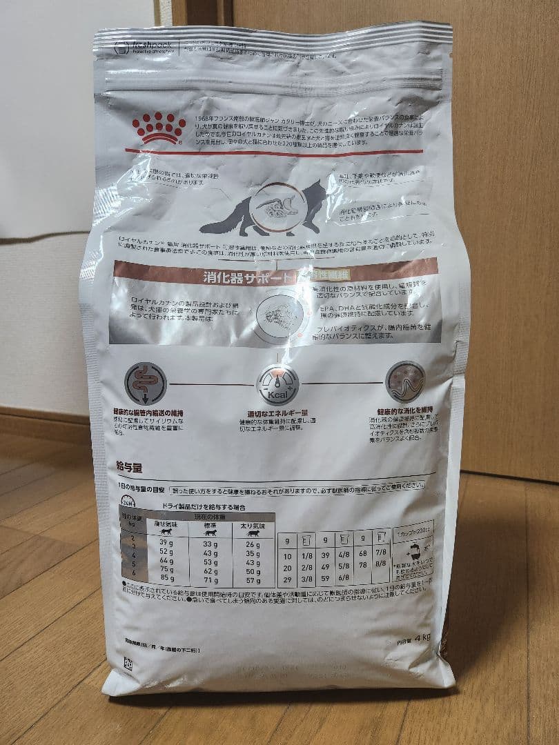  CANIN 消化器サポート 可溶性繊維 猫用 4kg