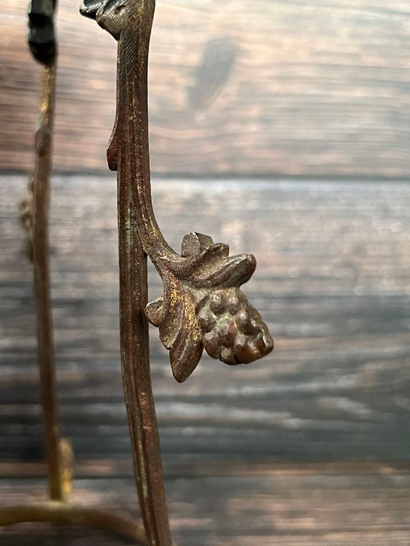 フランス製アンティーク　キャンドル　スタンド　蝋燭立て