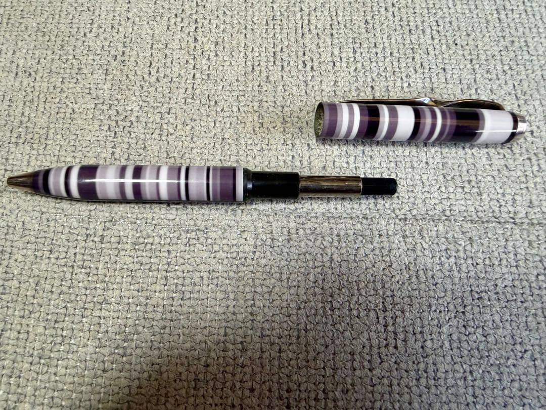 【希少】 ポールスミス ストライプ ボールペン CROSS Paul Smith