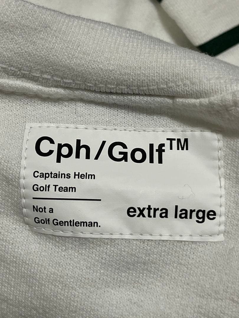 キャプテンズヘルムゴルフ×mid 90s club　トレーナー　/XL　ロゴ　し