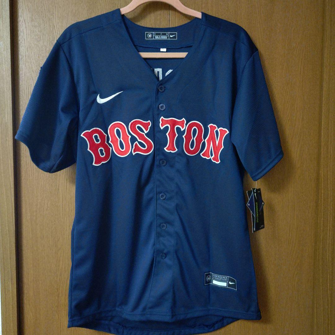 レッドソックス　吉田正尚選手　レプリカユニフォームS　ネイビー