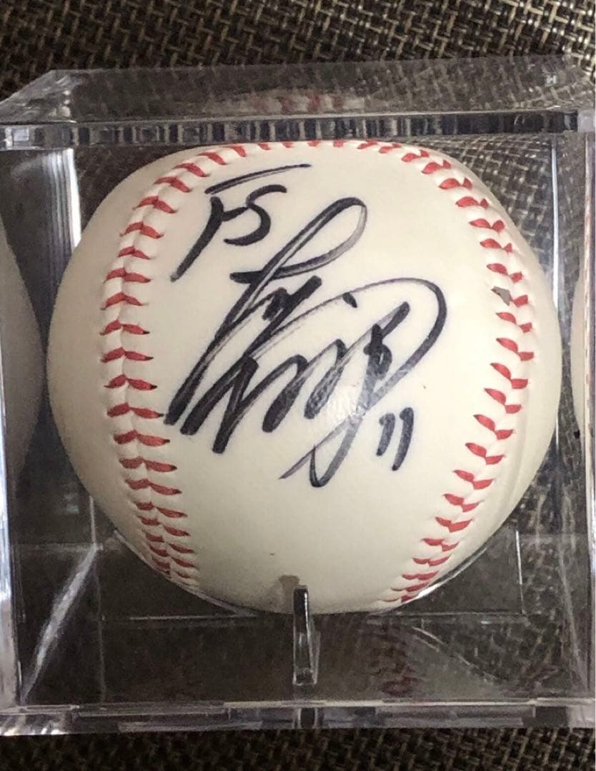 2013年でしか使用してないサイン型　激レア 直筆ドラフトサインボール