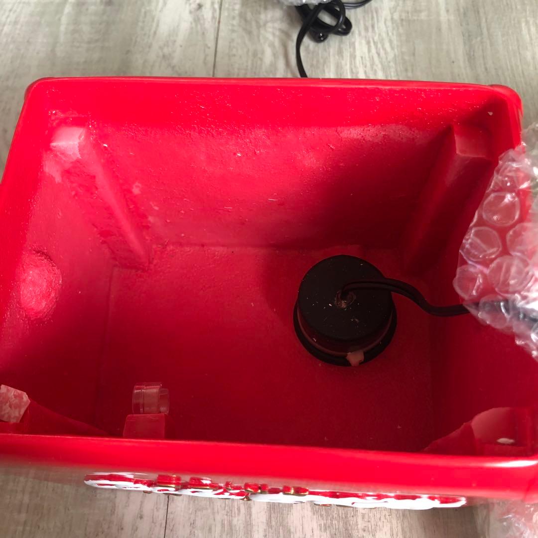 希少アメリカビンテージコカコーラボトル水が流れて光るクーラーボックスディスプレイ