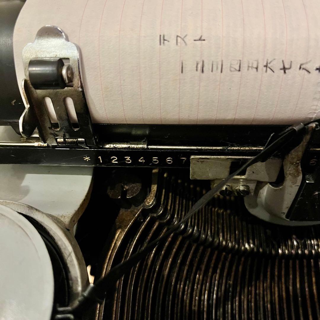 【昭和レトロ】希少　電信用タイプライター　Aspeed 日本データマシン　和文