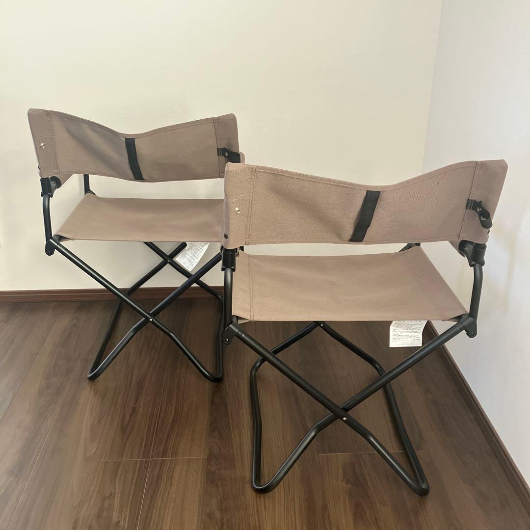 スノーピーク FDチェアワイド グレー 二脚 取扱説明書付き　匿名配送