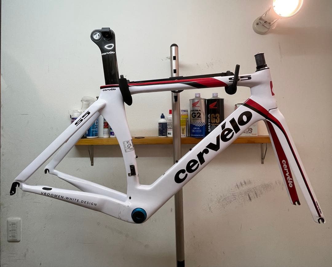 状態良好！サーヴェロ　cervelo s5 フレームセット　サイズ51