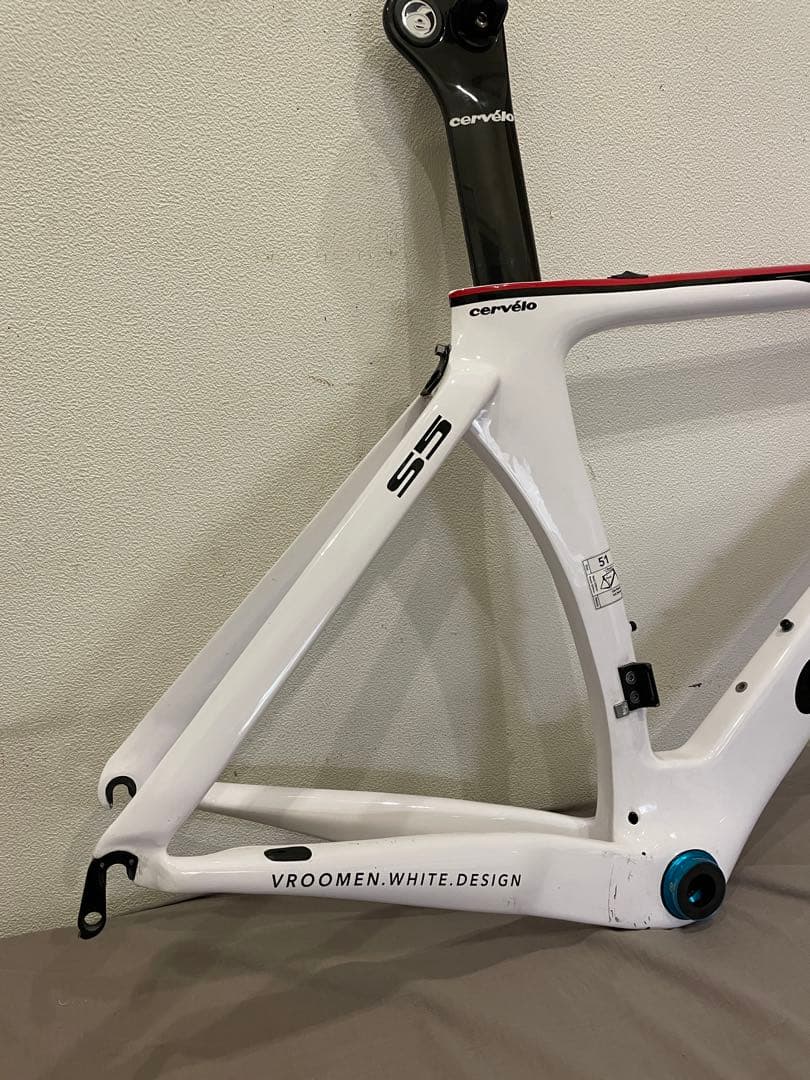 状態良好！サーヴェロ　cervelo s5 フレームセット　サイズ51