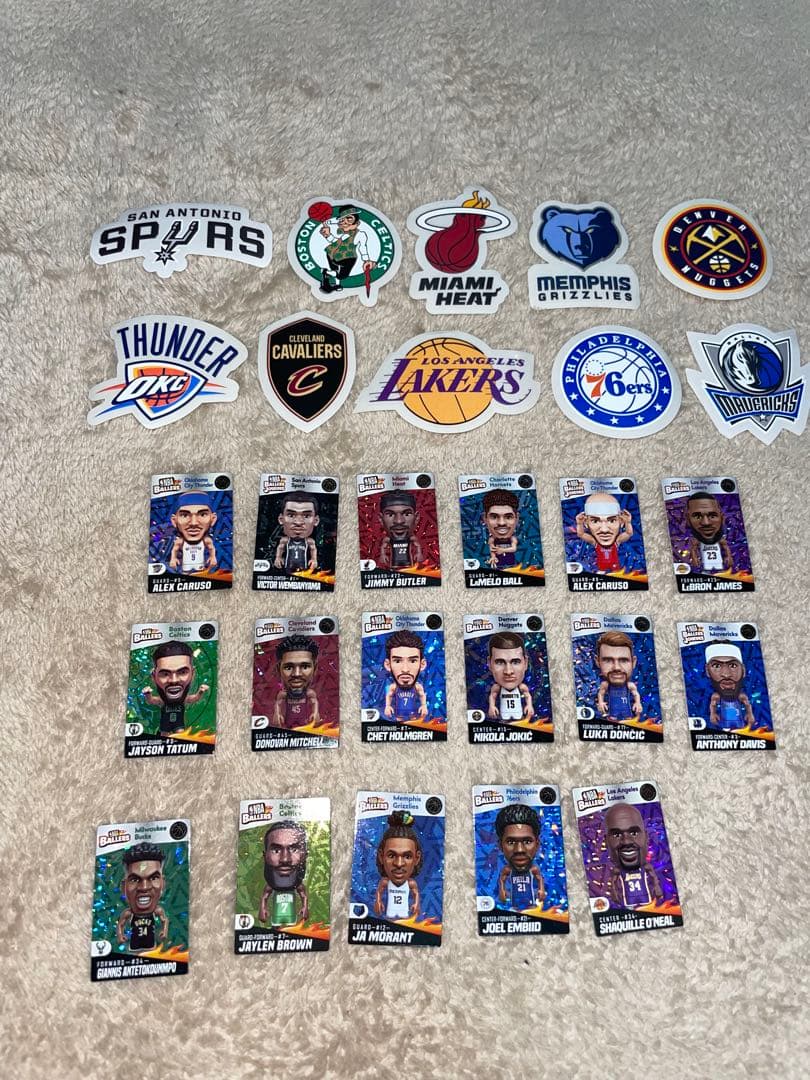 テ*ト様 NBA BALLERS 18体セット　フルコート・おまけ付き