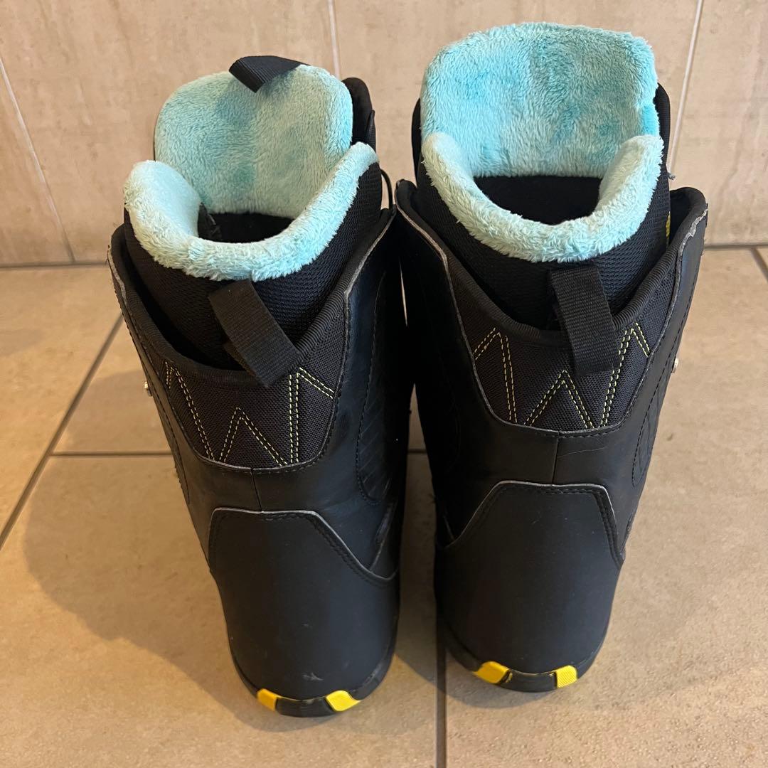 SALOMON スノーボードブーツ ブラック ブルー イエロー