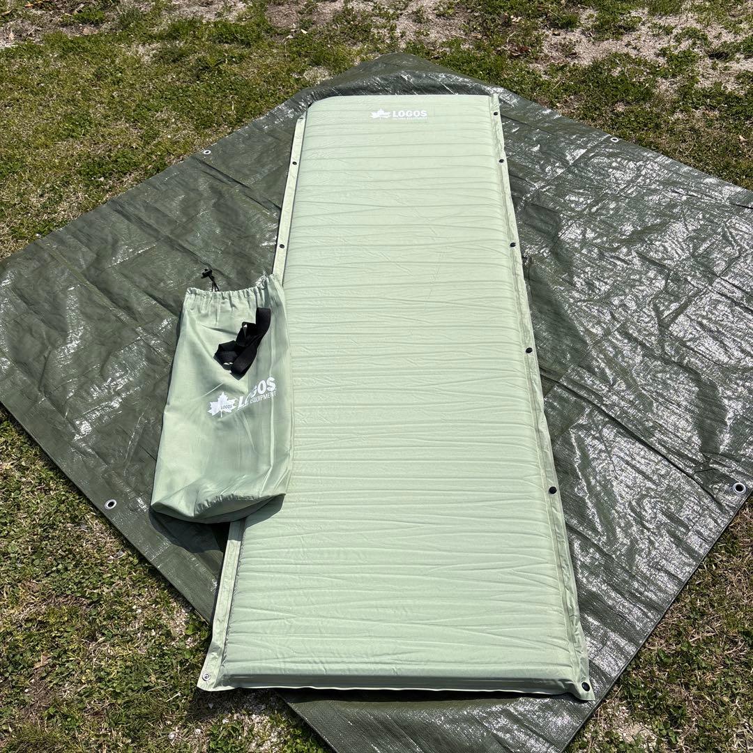 LOGOS インフレーター&スリーピングマット 各収納袋付き　ピローセット