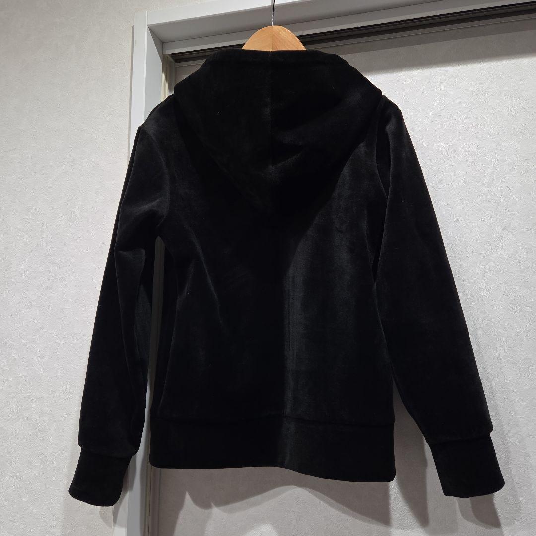 VTWELVE ブラック フルジップフーディ