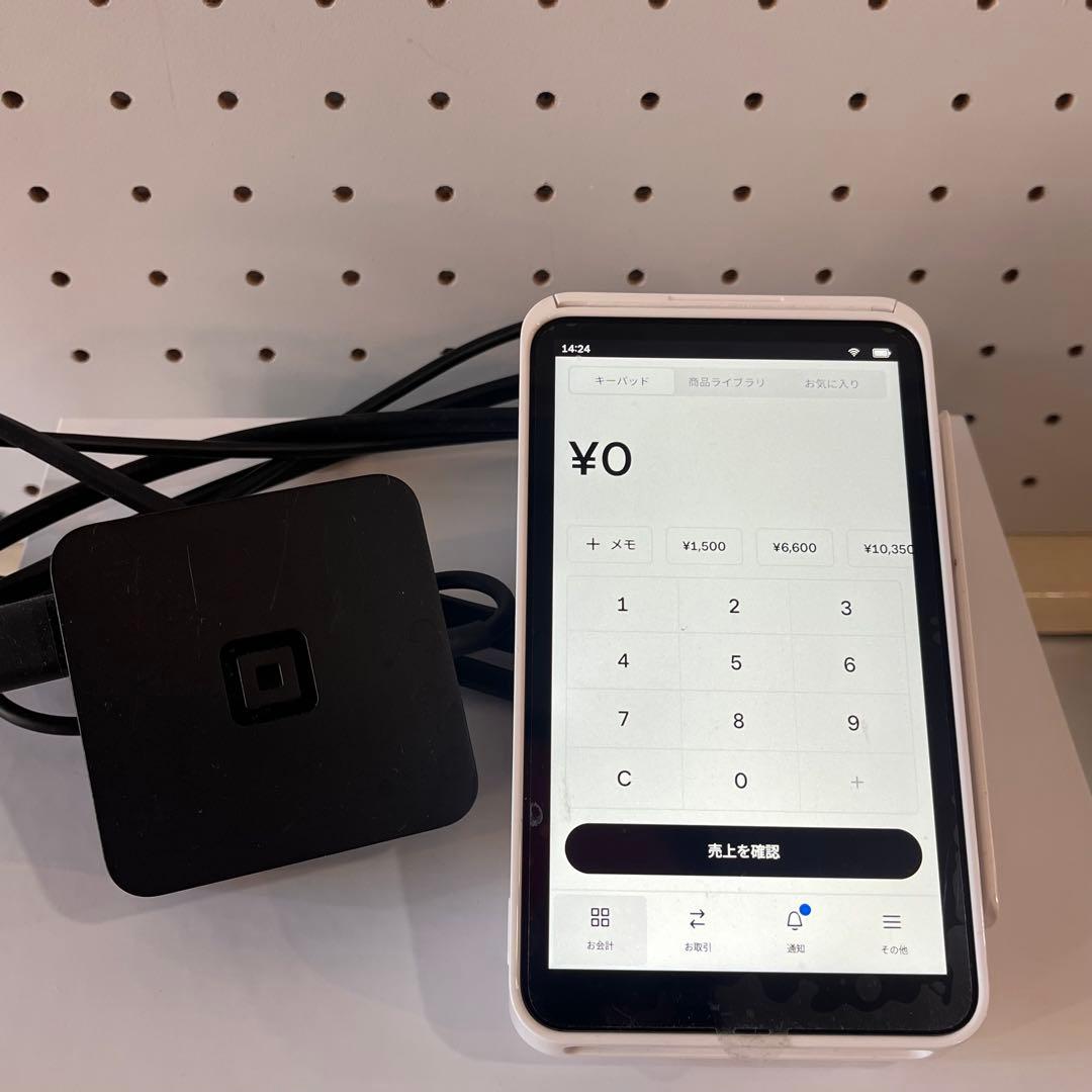 Squareターミナル 備品 箱付き完品 スクエア レジ決済端末