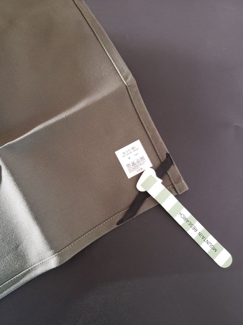 マウンテンリサーチ テーブルクロス オリーブグリーン