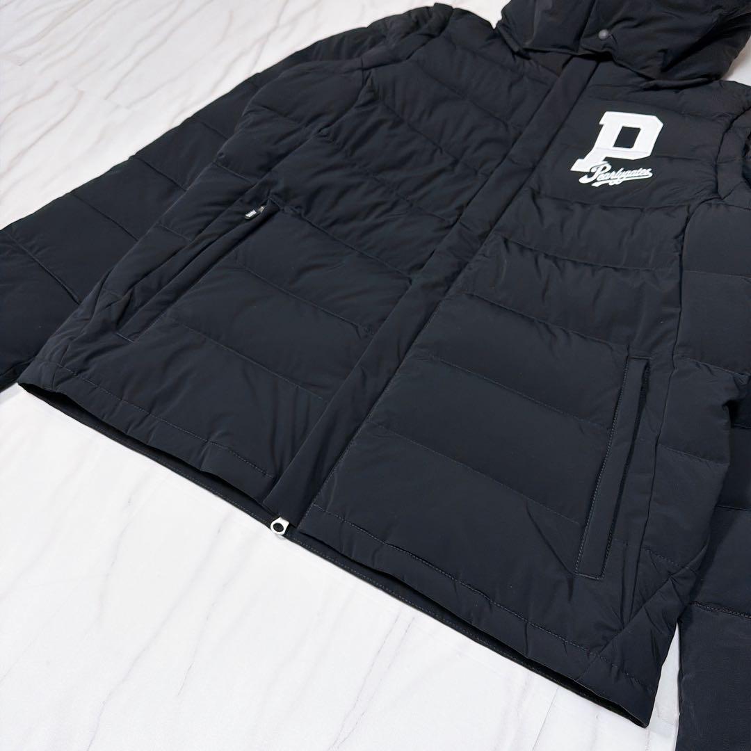 《美品 2025年》パーリーゲイツ Nyストレッチタフタダウン 3way 黒 M